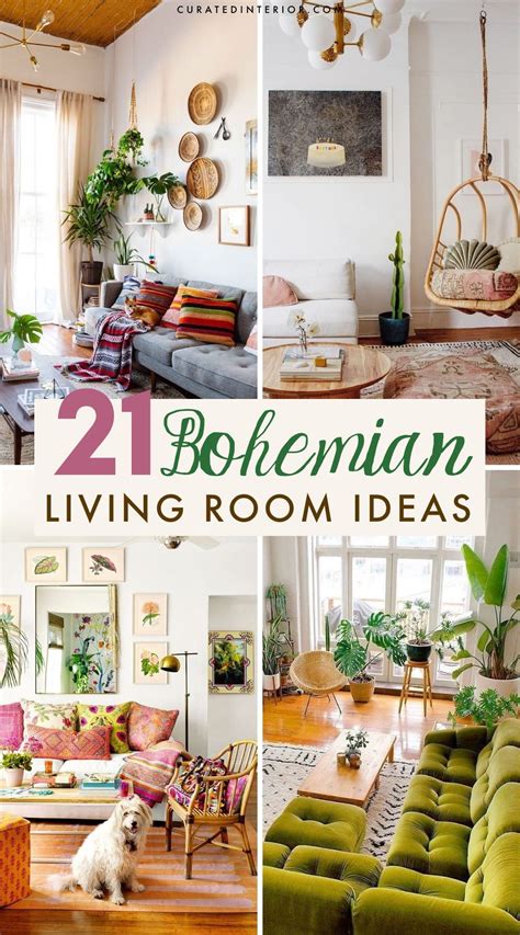 bohemian living room curns bios pics