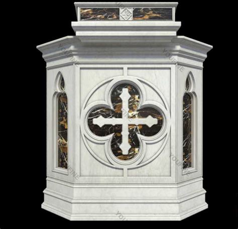 Beautiful Modern Design Marble Pulpit For Church Chs 24 Youfine Sculpture