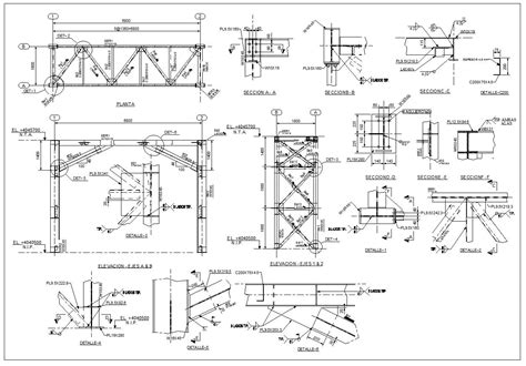 Steel Structure Details V3 Cad Design Free Cad Blocksdrawingsdetails
