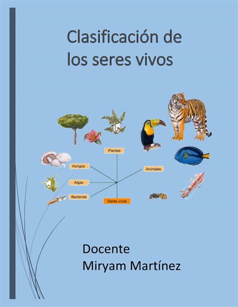 Los Seres Vivos Y Sus Características Clasificacion De Seres Vivos