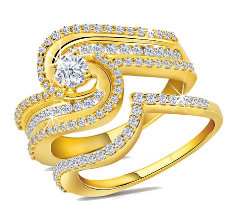 Gold Rings Png File Png Mart