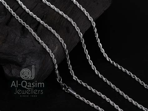 Titanium Steel Rope Chain Al Qasim Jewellers Chains For Men