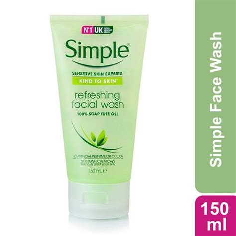 Simple Kind To Skin Refreshing Facial Wash Gel 150 Ml 5 Ounce