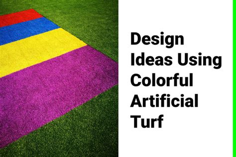 Design Ideas Using Colorful Artificial Turf In Tampa Fl
