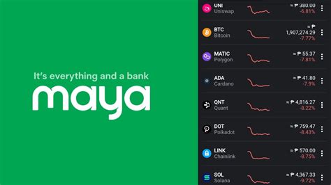 Paymaya Or Maya Cryptocurrencies Buy Sell And Hodl Crypto For As Low As P1 Within The Maya
