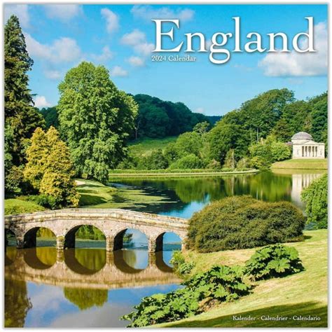 England Calendar 2024 England Premium Wall Calendar 2024
