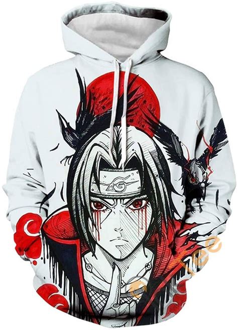 Naruto Print Pullover With Front Pocket Sku128 Pullover 3d Hoodie
