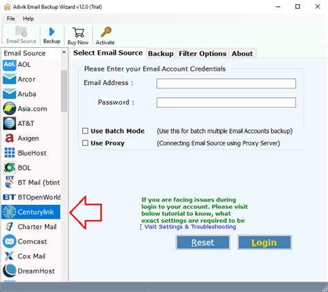 How To Backup Centurylink Email To Computer