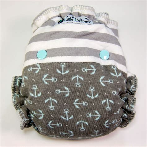 Custom Cloth Diaper Or Cover Combo Print Grey And White Etsy