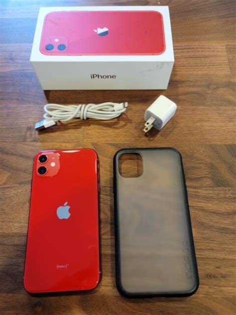 Apple Iphone 11 Productred 64gb Unlocked A2111 Cdma Gsm For