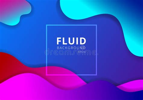abstract liquid wavy geometric dynamic 3d colorful background trendy gradient fluid shapes
