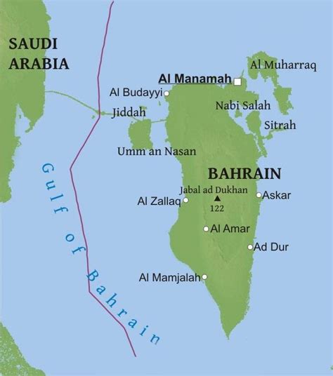 Mapa de bahrein mapa región. Bahrein puente mapa - Mapa de Bahrein puente (Asia ...