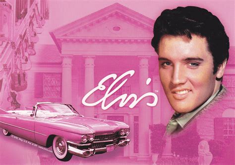Elvis Presley And His Pink Cadillac Elvis Pink Cadillac Elvis