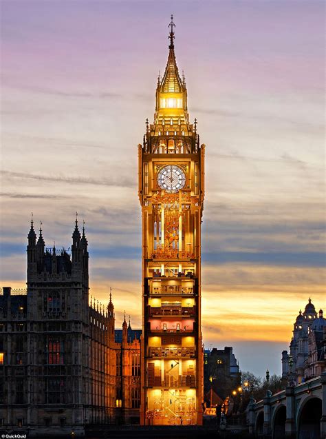 london s most famous landmarks from 10 downing st to big ben with their exteriors peeled away