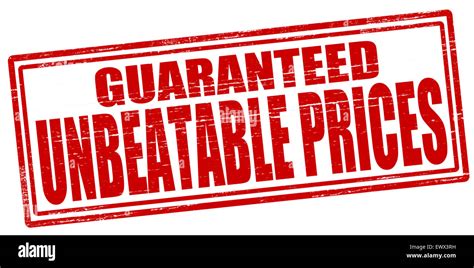 Stamp with text unbeatable prices inside, illustration Stock Photo - Alamy