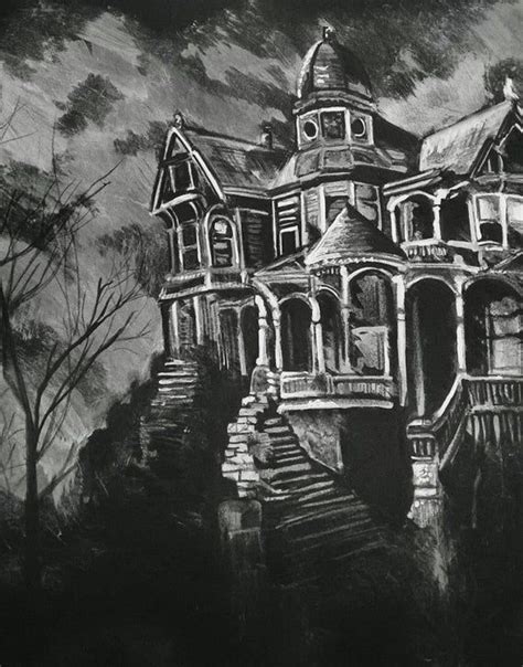 Drawings Of Haunted Houses Warehouse Of Ideas