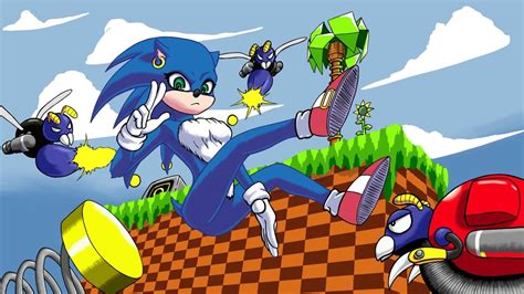 Female Realistic Sonic The Hedgehog
