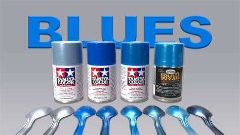 Light Metallic Blue Paint Comparison Tamiya And Testors Lacquer Spray