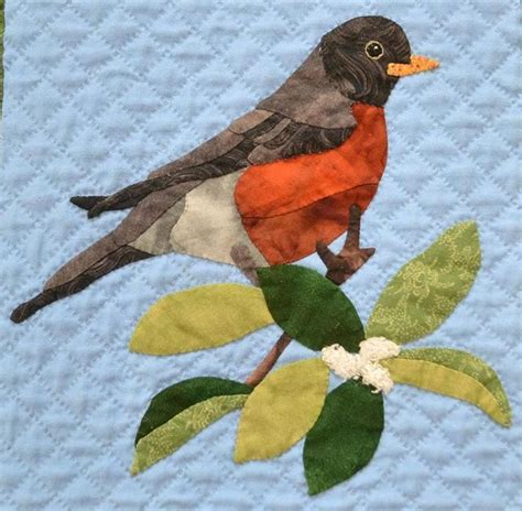 Robin Craftsy Bird Quilt Bird Quilt Blocks Bird Applique