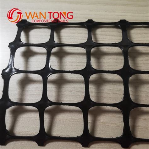 Kn M High Strength Plastic Biaxial Polypropylene Pp Geogrid For