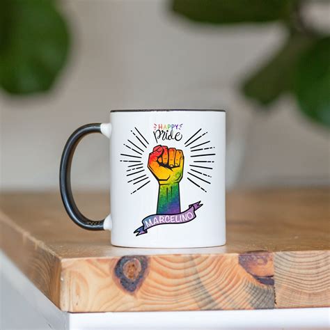 Pride Mug Gay Mug LGBT Mug Gay Pride Gift Personalized Etsy