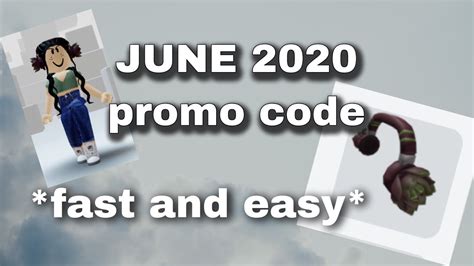 June 2020 Roblox Promo Codes Youtube