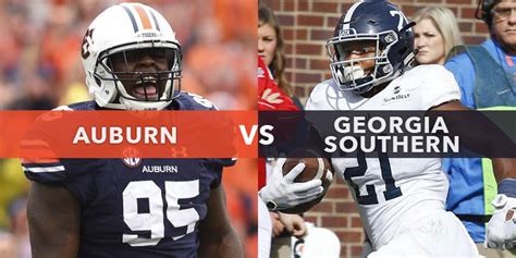 College Football Preview Auburn Vs Georgia Southern Yellowhammer News