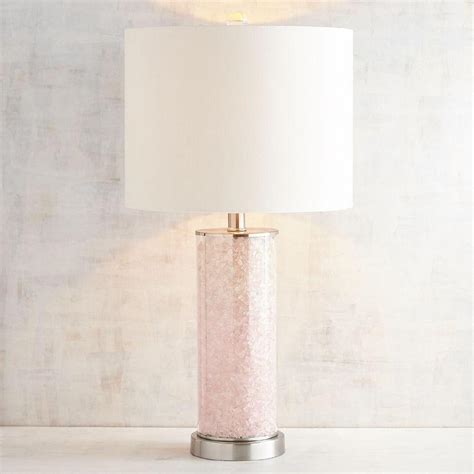 pink quartz table lamp