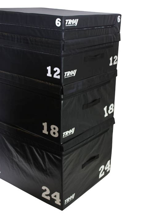 Soft Foam Plyo Jump Box Stackable Set 6 12 18 24 Height Padded