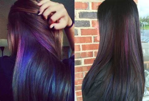 Want a hairstyle for your long tresses that can turn people's heads? The stylist called it Oil Slick. : pics