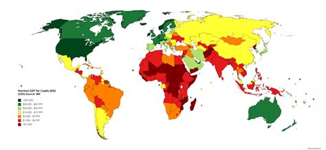gdp per capita by country 2022 by u unitron07 maps on the web