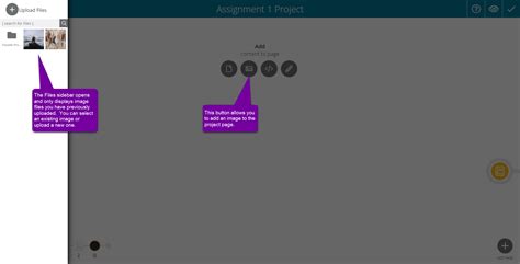Adding Files To Projects Foliotek Presentation Help