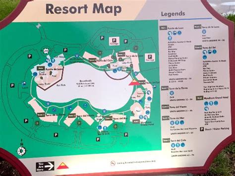 Property Map Picture Of Wyndham Bonnet Creek Resort