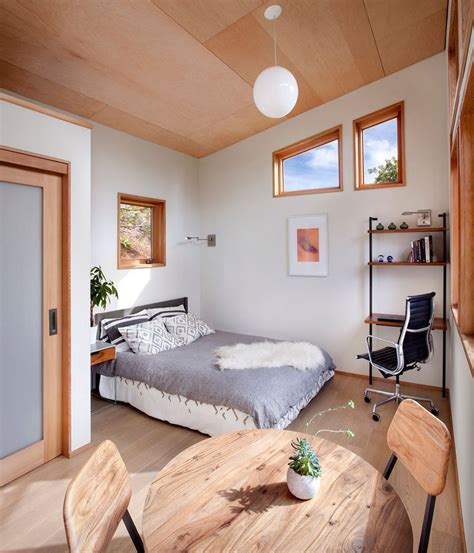A Small Contemporary Guest House With Compact Living