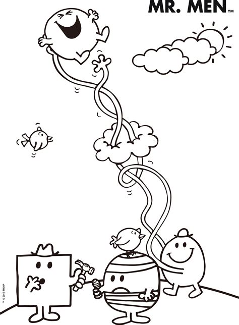 After his death, his son adam continued the story and illustrated the characters with particular names such as mr. Mr Men And Litltle Miss Coloring Pages - Coloring Home