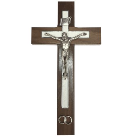 Holy Mass Wedding Crucifix Gold And Cream Papal Marriage Blessing 8