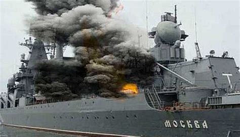 Moskva The Huge Flagship Of Russias Black Sea Fleet Has Been Sunk