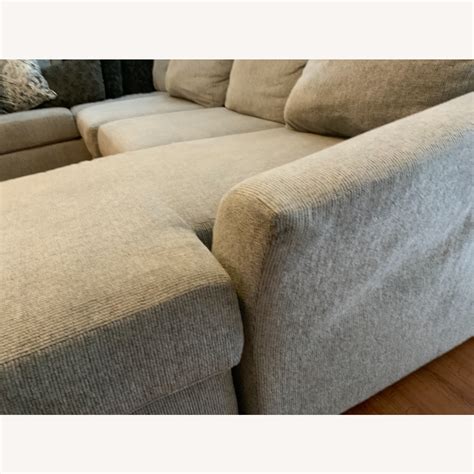 Broyhill Furniture Grey Sectional Aptdeco