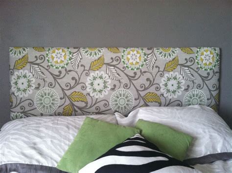 New Headboard Thick Foam Board Batting Staples And Fabric Makes An