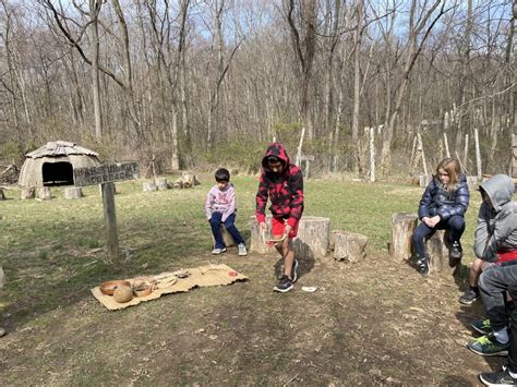 Third Grade Visits Lenape Village At Churchville Nature Center