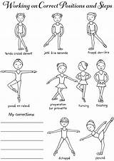 Ballet Coloring Dance Positions Position Terms Dover Welcome Feet Moves Sheet Para Ballett Publications Doverpublications Bailarina Arms Journal Dancing Printable sketch template