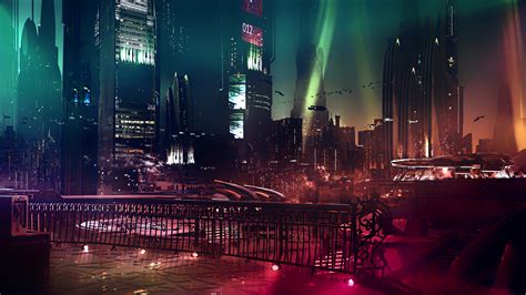 Cyberpunk Cityscape Concept Art
