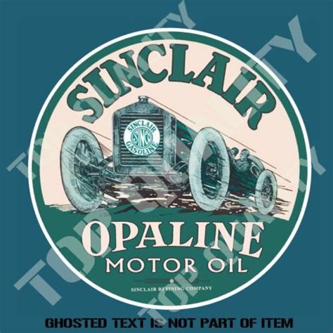 Vintage Sinclair Oil Decal Sticker Vintage Petrol Americana Hot Rod