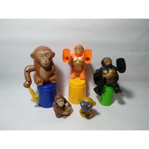 Jual Mainan Monyet Figure Baboon Monkey Kethek Gorilla Siamang Surili