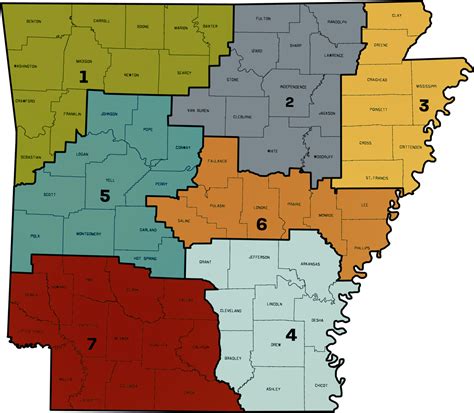 District Map 3 Arkansas Nahro National Association Of