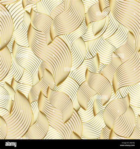 Gold Leaf Pattern Stock Vector Images Alamy