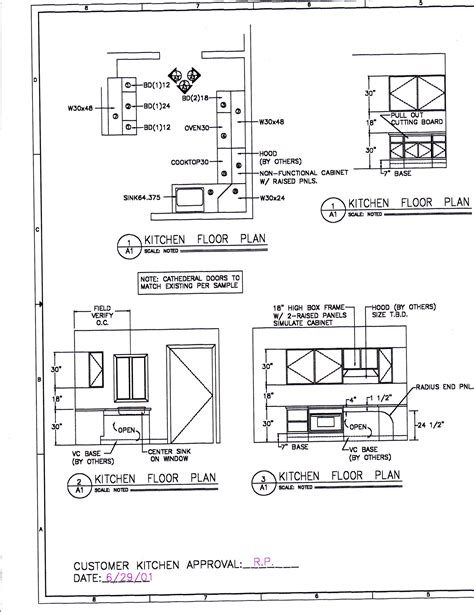 Kitchen dwg drawing in autocad. Kitchen Cabinet Section Detail Drawing 2020 - homeaccessgrant.com