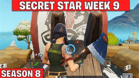 Secret Battle Star Week 9 Fortnite Season 8 Youtube