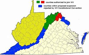 Image result for West Virginia seceded from Virginia