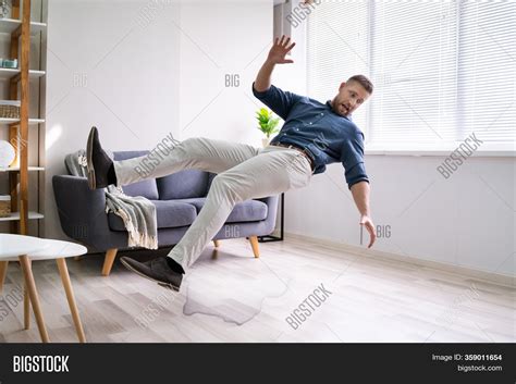 Man Slipping Falling Image And Photo Free Trial Bigstock